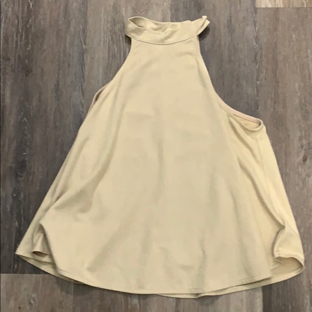 Tan Halter Top